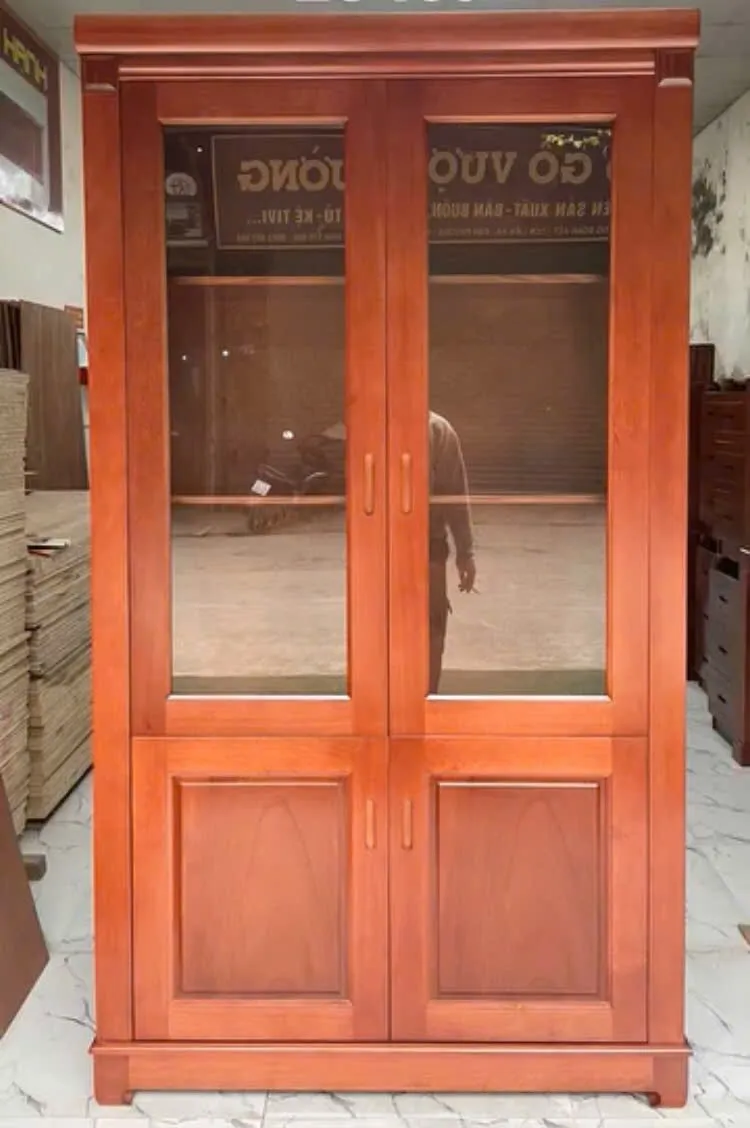 Tủ tài liệu 2 cánh kính